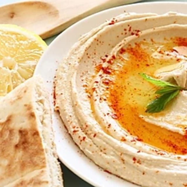 Homemade Hummus.