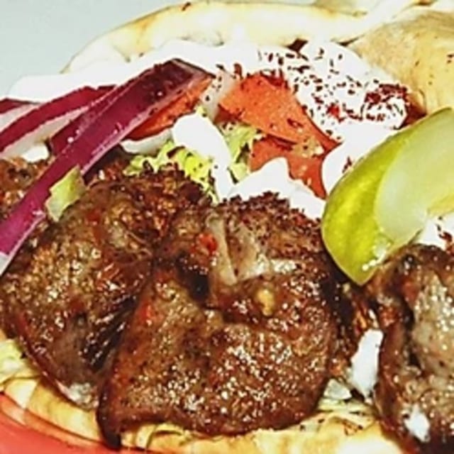 Beef Kabab Wrap.