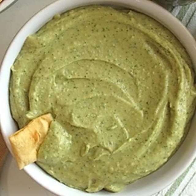 Cilantro Jalapeño Hummus.