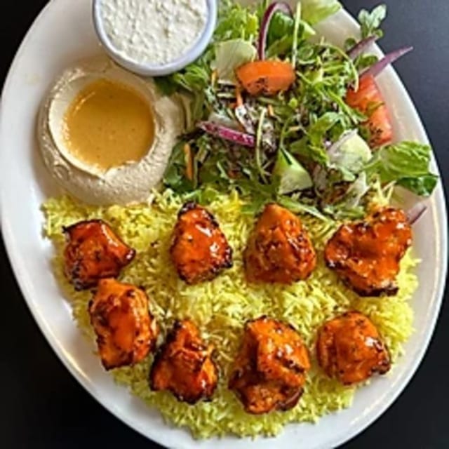 Chili Mango Chicken Plate.