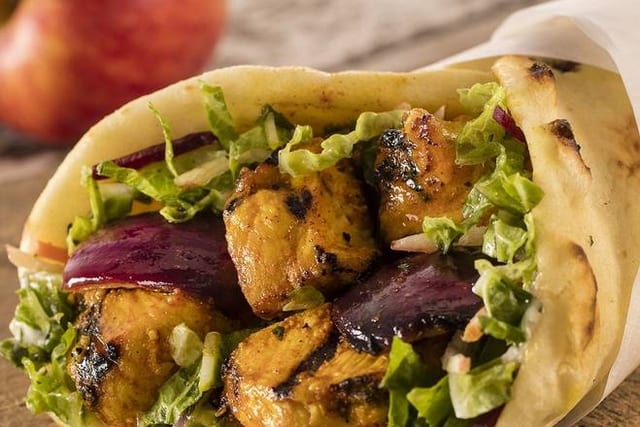 Chicken Kabab Wrap.