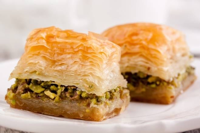 Homemade Baklava Pistachio.