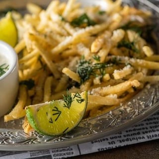 Garlic Feta Fries